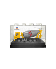 Betoniarka Metalowa Model Kolekcjonerski Huina Żółta 1:80
