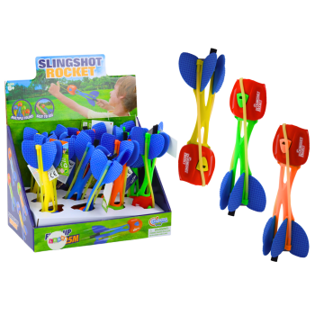 Rakieta Z Procą Do Rzucania Piankowa Kolorowa Odrzut 25 Metrów