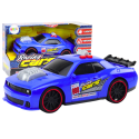 Samochód Wyścigowy Światła Dźwięki Otwierany Silnik Niebieskie