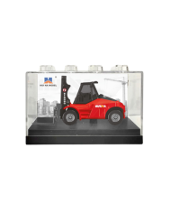 Wózek Widłowy Metalowy Model Kolekcjonerski Huina Czerwony 1:80