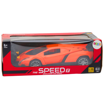 Zdalnie Sterowany Samochód Sportowy Pomarańczowe Auto RC 1:16