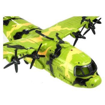 Ogromny Samolot Wojskowy Militarny Figurki  64 cm