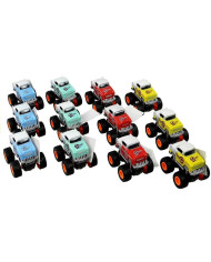 Auto 4x4 Klasyczny Model Na Dużych Kołach 4 Kolory