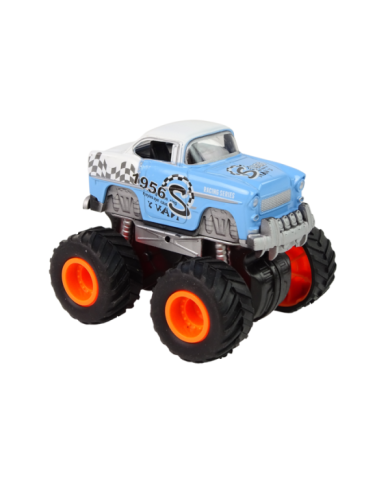 Auto 4x4 Klasyczny Model Na Dużych Kołach 4 Kolory