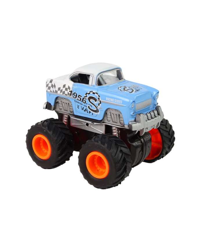 Auto 4x4 Klasyczny Model Na Dużych Kołach 4 Kolory