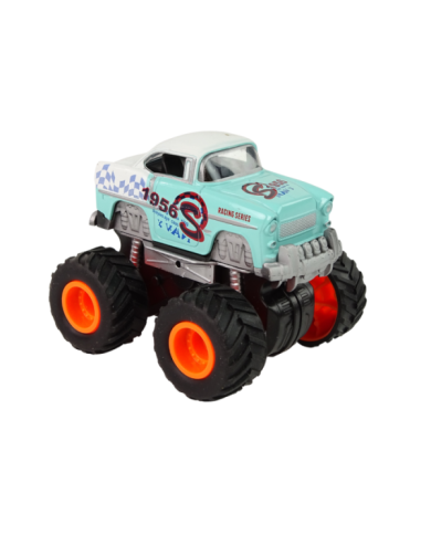 Auto 4x4 Klasyczny Model Na Dużych Kołach 4 Kolory