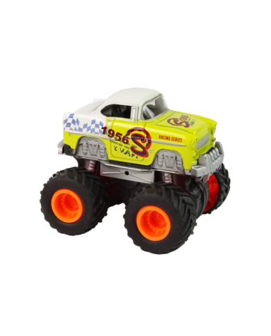 Auto 4x4 Klasyczny Model Na Dużych Kołach 4 Kolory