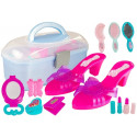 Zestaw Piękności w Walizce Wałki Klapki Koraliki