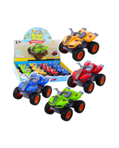 Quad Z Napędem Gumowe Opony Metalowa Karoseria Mix