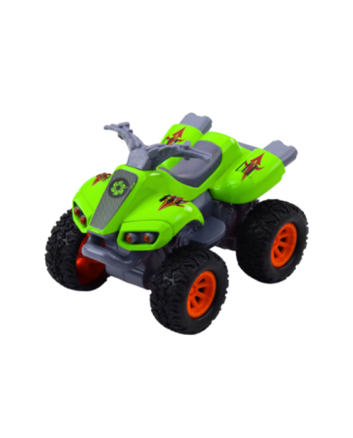 Quad Z Napędem Gumowe Opony Metalowa Karoseria Mix