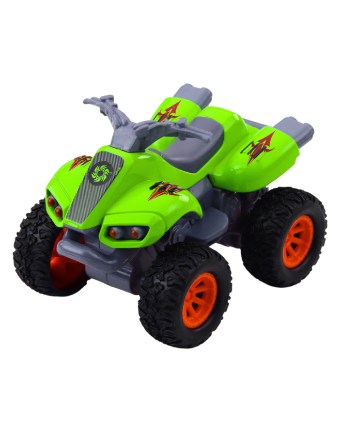 Quad Z Napędem Gumowe Opony Metalowa Karoseria Mix