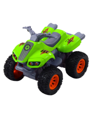 Quad Z Napędem Gumowe Opony Metalowa Karoseria Mix
