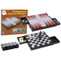 Zestaw Gier 3w1 Plansza Magnetyczna Szachy Warcaby Backgammon