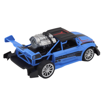 Autko Zdanie Sterowane RC 1:20 Efekt Dymny Światła Niebieski