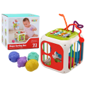 Kostka Edukacyjna Dla Niemowląt Sorter Klocki Cymbałki 7w1