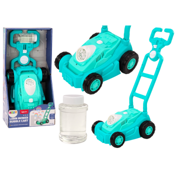 Maszyna Do Baniek Mydlanych Kosiarka Jeździk z Rączką Zielony