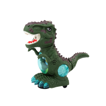 Dinozaur Tańczący Czujnik Przeszkód Światła Dźwięki Zielony
