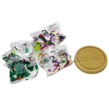 Zestaw Klocków Kwiaty W Gablotce 487 Elementów