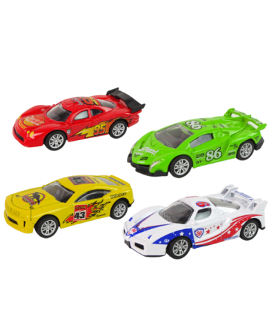 Auto Sportowe Wyścigowe Resorak Wyścigi 4 Kolory 1:43