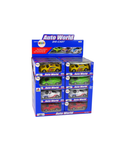Auto Sportowe Wyścigowe Resorak Wyścigi 4 Kolory 1:43
