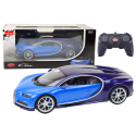 Samochód Zdalnie Sterowany RC 1:14 Bugatti Veyron Chiron Niebieski