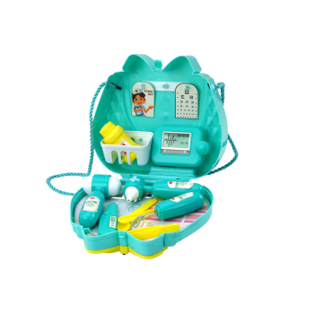 Zestaw Lekarski Doktor W Torebce Na Sznurku Turkusowy