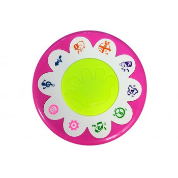 Kolorowy Bębenek z Karuzelą Odgłosy Zwierząt Róż